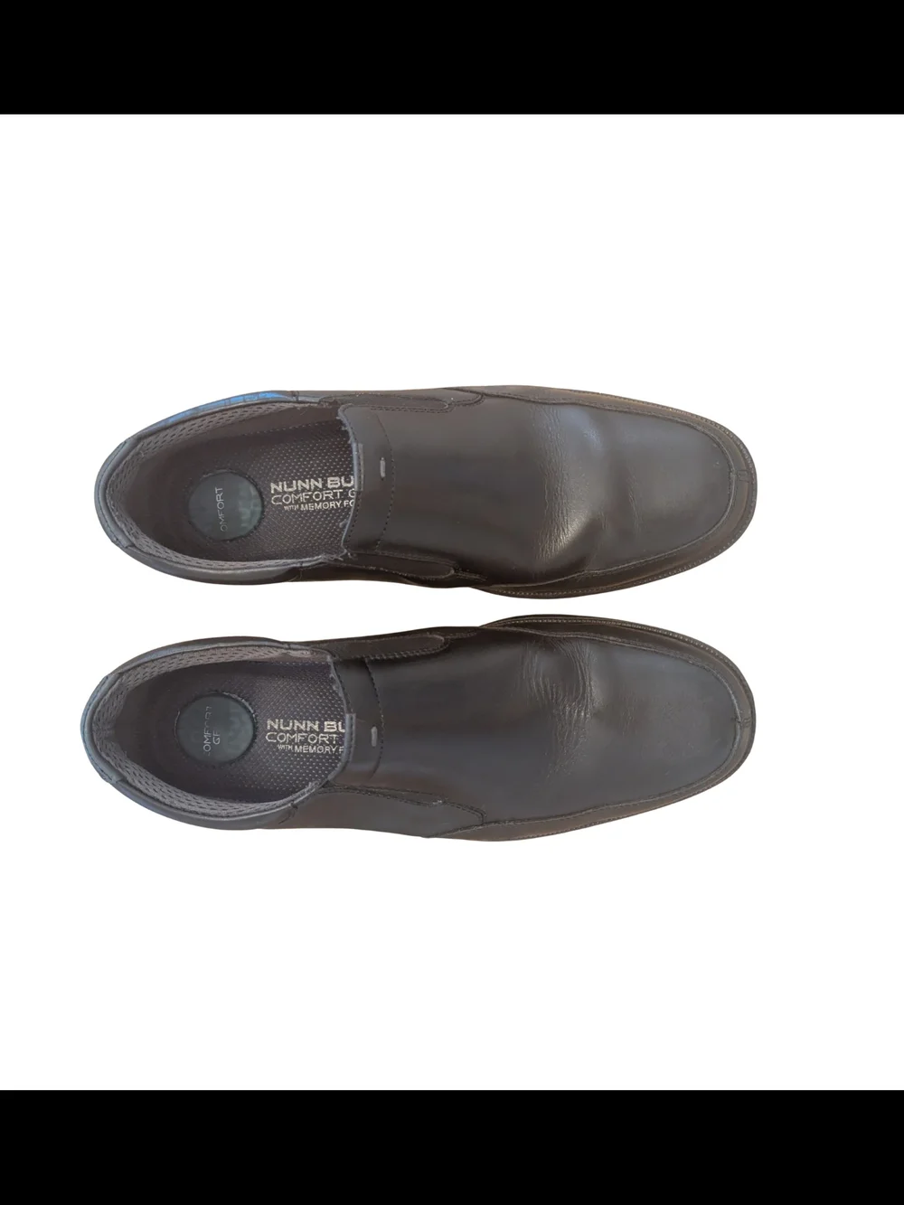 Nunn Bush Mens 13 Sanford Slip On Shoes Black memory foam comfort